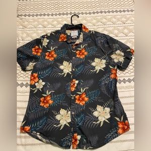 Linen Button Down T Shirt